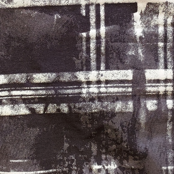 NWT Killstar Black & Light Mint Green Plaid Distressed Print Pants, Size M - Picture 5 of 8